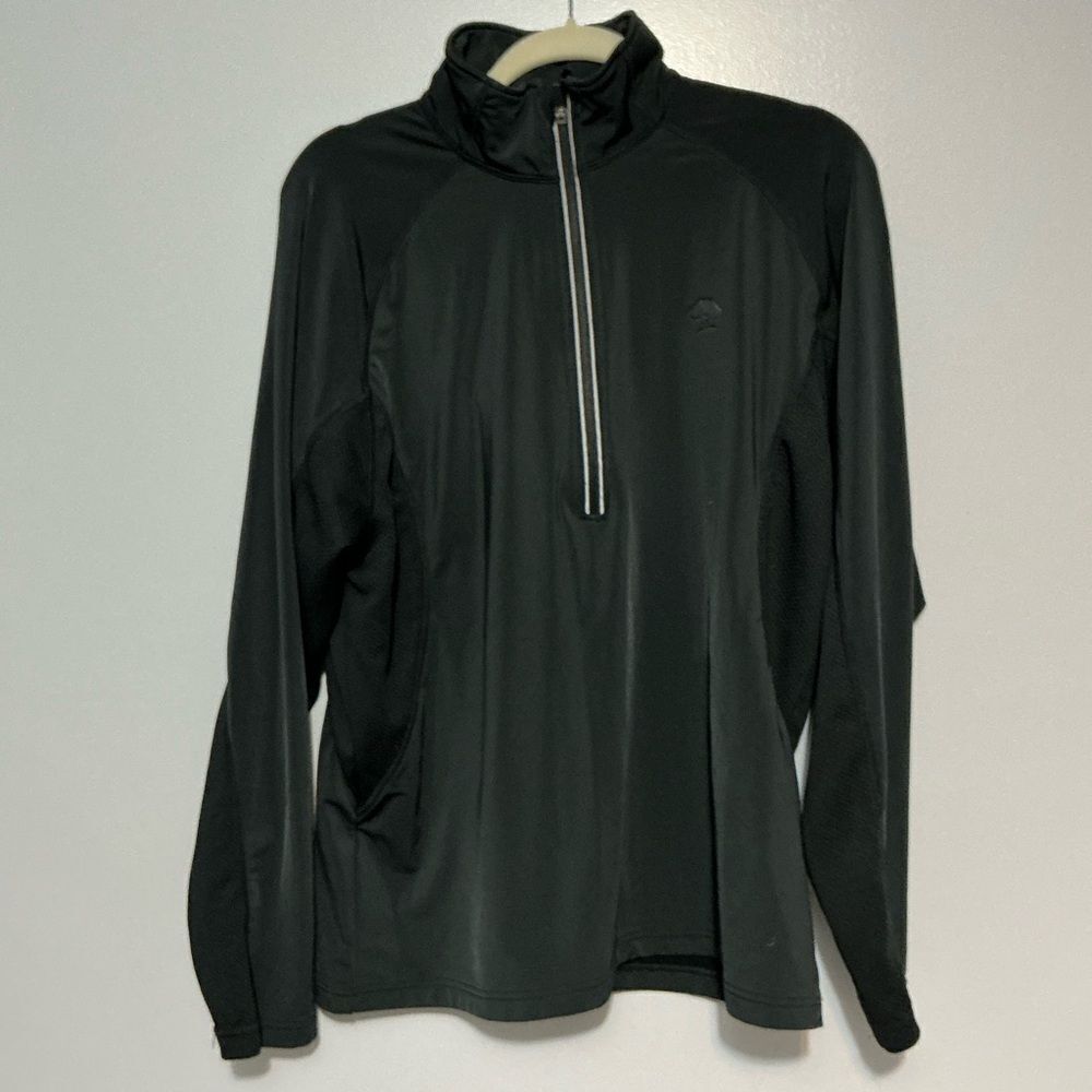 Levelwear Black Quarter-Zip Pullover size L